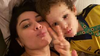 Raquel Bezerra do Vale, de 35 anos, que estava na iminência de perder a guarda do filho, Athos, 4, para o governo da Dinamarca