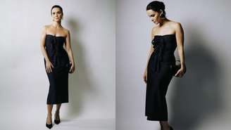 Débora Falabella com vestido de 5 mil