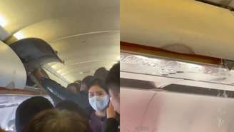 Passageiros usam garrafinhas d’água para apagar chamas em avião após carregador portátil pegar fogo na China