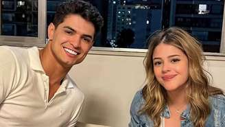 Cristiano e Maria, genro e filha de Tom Cavalcante