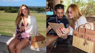 Em viagem com família e amigos, Virginia posa em fotos com bolsa de luxo em fotos; saiba valor astronômico do acessório