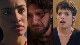 Viola (Gabz), Mavi (Chay Suede) e Luma (Agatha Moreira) de Mania de Você