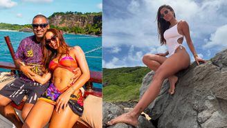 Anitta compartilha fotos de viagem para Fernando de Noronha e looks chamam atenção