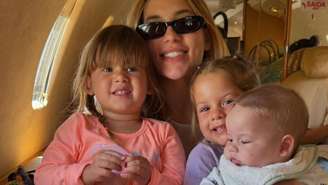 Virginia e os filhos