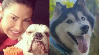 Gracyanne Barbosa e suas cadelas, Belety e Angel