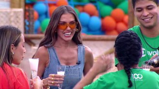 Deborah Secco na casa do BBB 25