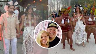 Vitoria Vannucci se casa em tribo indígena