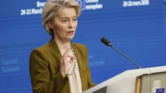 A presidente da Comissão Europeia, Ursula von der Leyen.