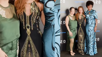 Anitta usa vestido de R$5 mil em evento promovido por Viola Davis