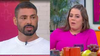 Cauã Reymond e Tati Machado no Mais Você
