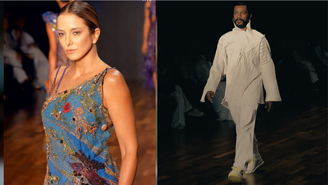 Com presenças ilustres, o desfile de Lino Villaventura chama atenção