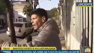 Rodrigo Garavini em reportagem do SBT