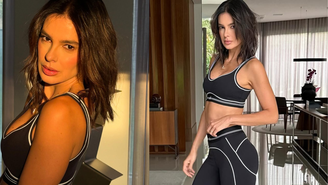 Vera Viel posa com look fotografado por Rodrigo Faro