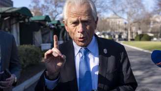 O conselheiro financeiro de Donald Trump, Peter Navarro, em 11/03/2025.