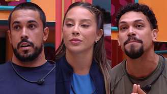 Maike, Renata e Vinícius disputam o Paredão no BBB 25