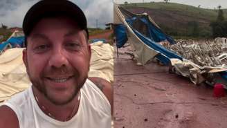 Edilberto Simões desabafou sobre a caída de seu circo