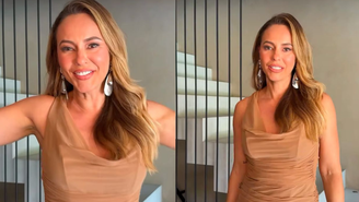 Paolla Oliveira completa 43 anos e comemora com seus seguidores: 'Fiz até o bolo'