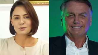Michelle e Bolsonaro