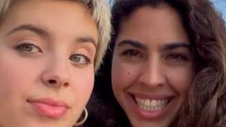 Flor Gil com a mãe Bela Gil