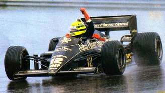 Ayrton Senna vence em Estoril 1985