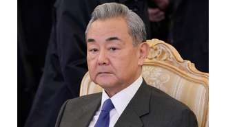 Ministro das Relações Exteriores da China, Wang Yi, em Moscou 01/04/2025 