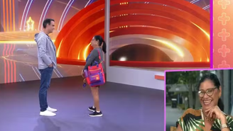 BBB 25: Delma se derrete por Tadeu Schmidt e dispara em rede nacional: 'Menina, que macho lindo'