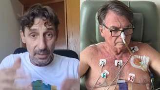 Tuca Andrada falou sobre a internação de Bolsonaro