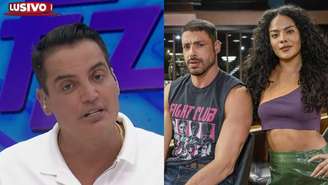 Leo Dias voltou a falar sobre o clima tenso entre Bella Campos e Cauã Reymond na Globo