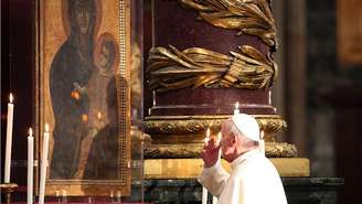 O papa escolheu uma basílica dedicada à Virgem Maria para ser sepultado