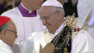 Um dia após sua nomeação, o Papa Francisco dedicou o papado à Virgem Maria; ele visitou o Santuário Nacional de Aparecida em duas ocasiões