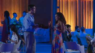 Renato (João Vicente de Castro) e Raquel (Taís Araujo) de Vale Tudo