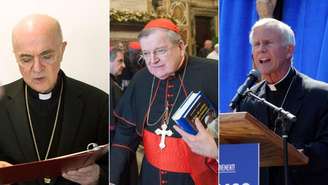 O ex-arcebispo Carlo Maria Viganò, o cardeal aposentado Raymond Leo Burke e o ex-bispo Joseph E. Strickland estavam entre os opositores mais veementes de Francisco dentro da Igreja