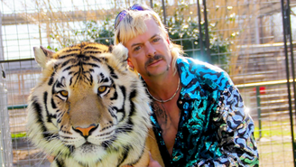Joe Exotic no documentário 'A Máfia dos Tigres'