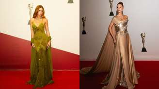 Marina Ruy Barbosa e seus dois vestidos de grife