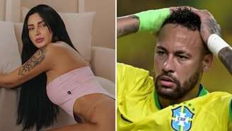 Ex-amante de Neymar lucra no Dia do Corno: 'Se é pra chorar, que seja com meus nudes'
