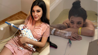 Bia Miranda desabafa sobre pós parto difícil