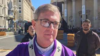 O arcebispo de Buenos Aires, Monsenhor Jorge García Cuerva, responsável formal por continuar com o legado do papa Francisco na Igreja Argentina.