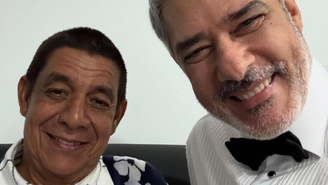 William Bonner tieta Zeca Pagodinho