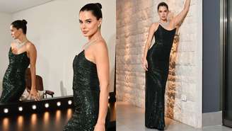 Vera Viel arrasa com look poderoso em evento