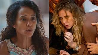 Raquel (Taís Araujo) e Heleninha (Paolla Oliveira) de Vale Tudo