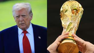Donald Trump e o Troféu da Copa do Mundo FIFA
