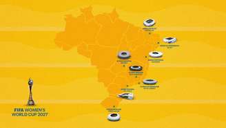 Fifa anuncia sedes da Copa do Mundo feminina