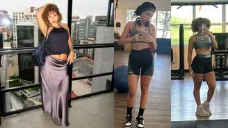 Filha de Simony, Aysha Benelli, exibe corpo após ganhar 10 kg de massa magra