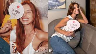 Giovanna Lancellotti com look básico para festa
