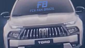 Novo Fiat Toro 2026 tem design revelado em foto vazada na internet