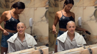 Pabllo Vittar raspa a cabeça