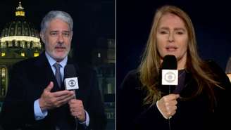 William Bonner e Ilze Scamparini no 'Jornal Nacional'