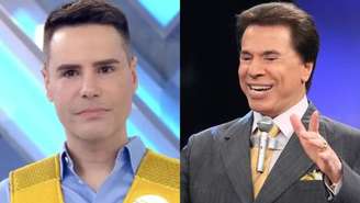 Luiz Bacci e Silvio Santos