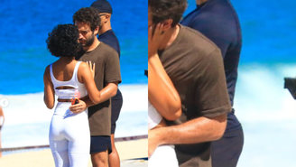 Vai ter beijão! Flagra nos bastidores de 'Vale Tudo' mostra Maria de Fátima e Afonso aos beijos