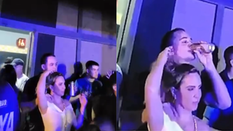 Flagra! Casado, Prefeito de Vitória é visto em clima de intimidade com vice durante show no Piauí